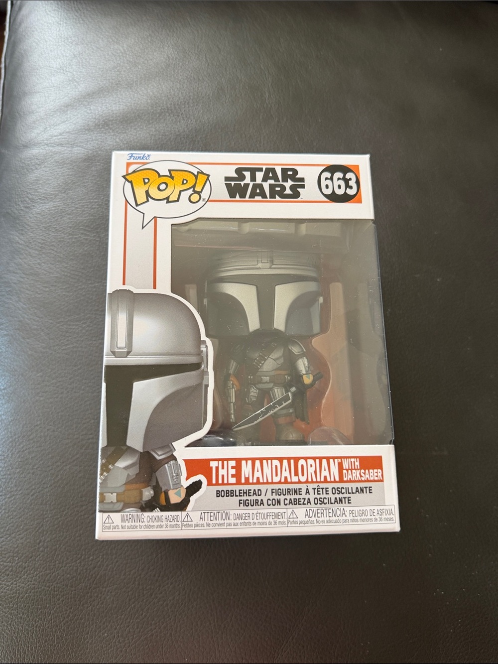 Funko Pop! Star Wars The Mandalorian - Silver and Black